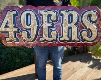 Front Lit San Francisco 49ers LED sign