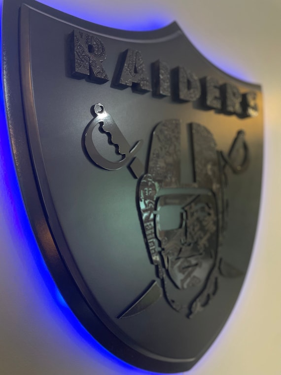 RAIDERS Shield Wall Décor - Etsy