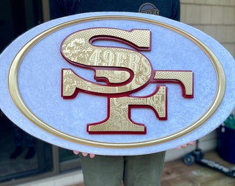 Velvet San Francisco 49ers sign
