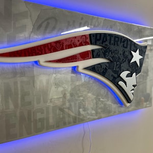 Patriots LED with collaged panel