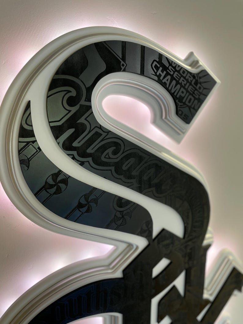 Chicago White Sox LED Sign - Etsy