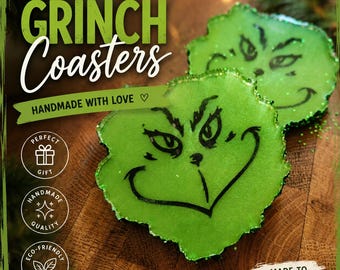 Posavasos del Grinch - Juego de 4