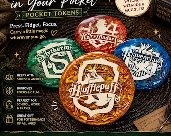 Hogwarts House Drink Coasters