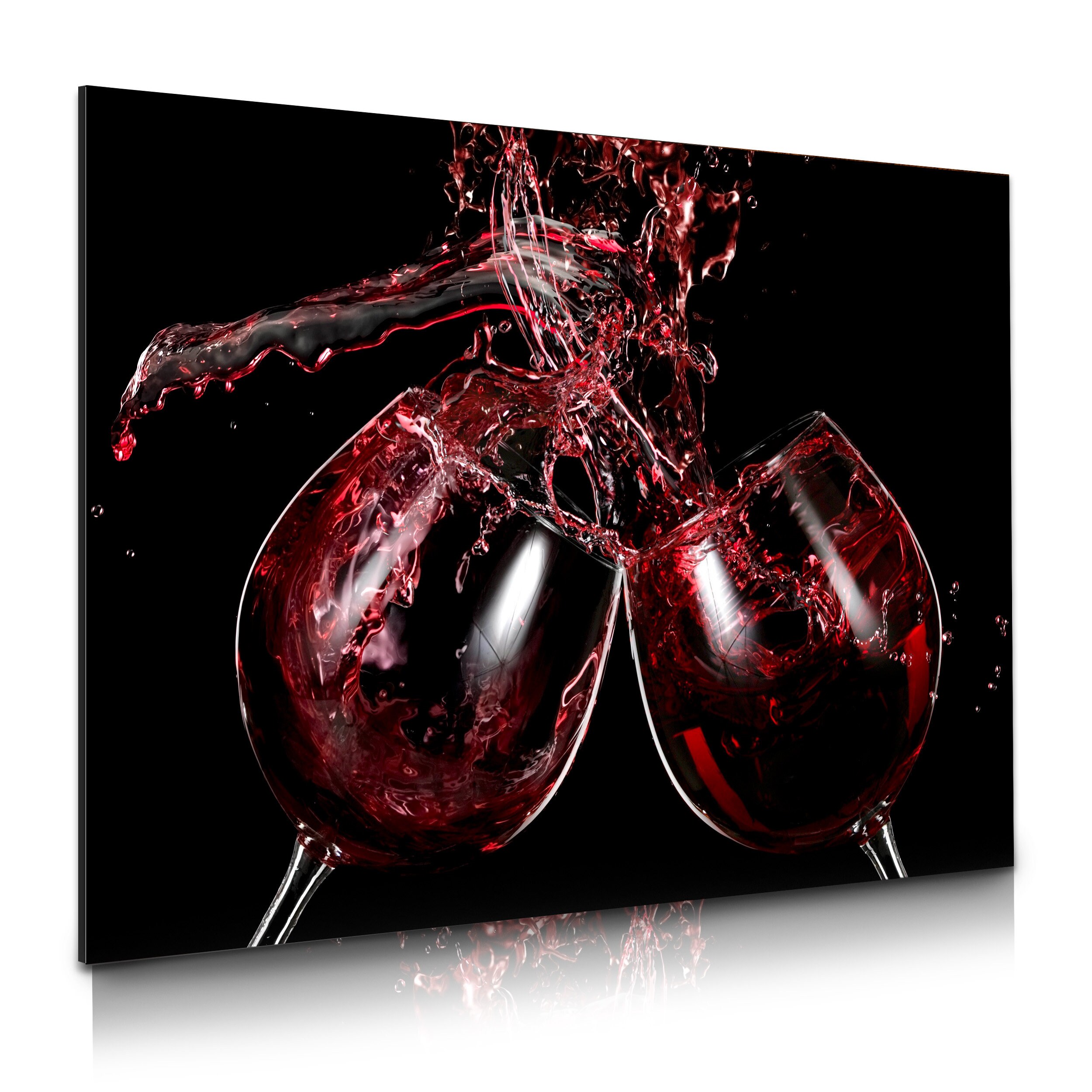 Wine Glasses Wall Art Kitchen and Dining Room Wall Decor Etsy