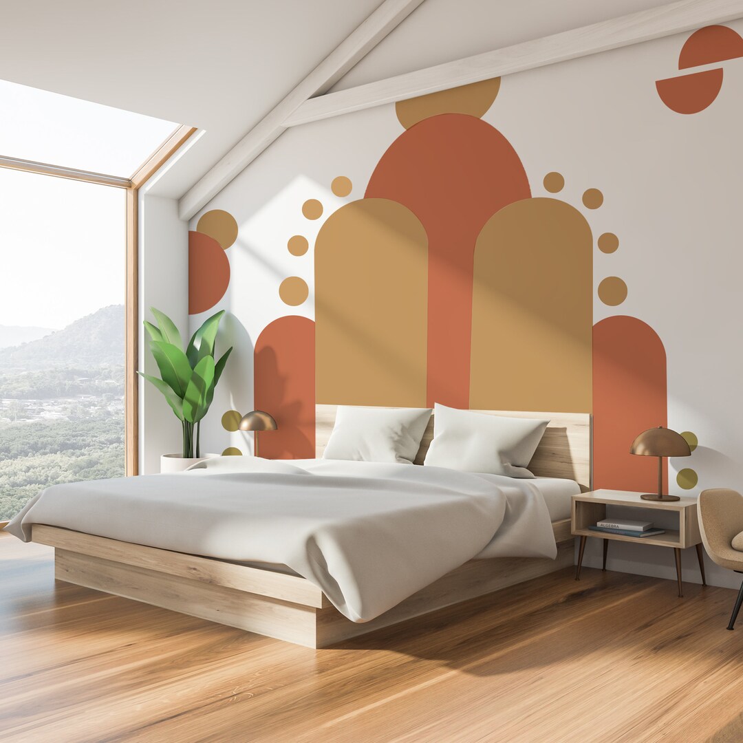 Large Bohemian Wall Arch Decal Boho Theme 27 Pieces You Can Use in