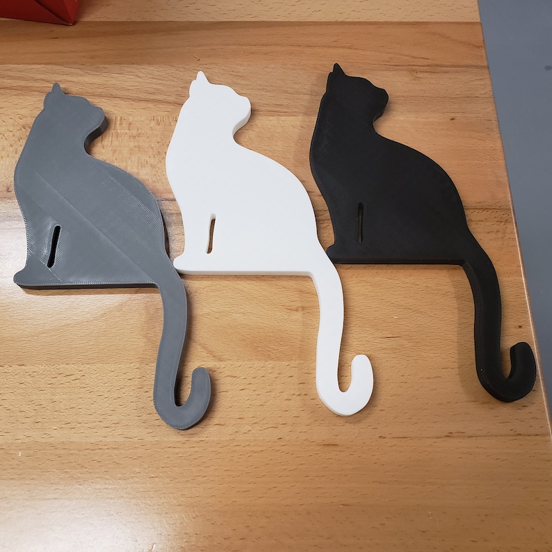 Super Cute Sitting Cat Door Corner Etsy