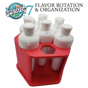 SipStation 7 - 7 スロット Sip フレーバー カートリッジ ホルダー