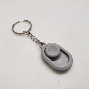 IMPROVED! Thumb Fidget, Button Slot, Haptic Magnetic Slider Fidget Keychain