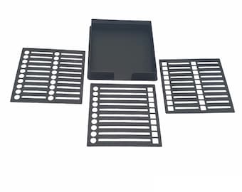 3x3 Sticky Note Holder with Stencils
