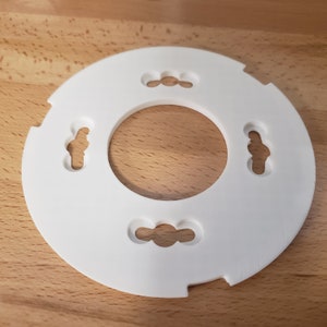 2nd gen Nest Protect smoke and carbon monoxide detector replacement mounting plate 06A