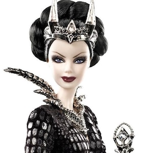 Queen of the dark forest barbie doll on sale