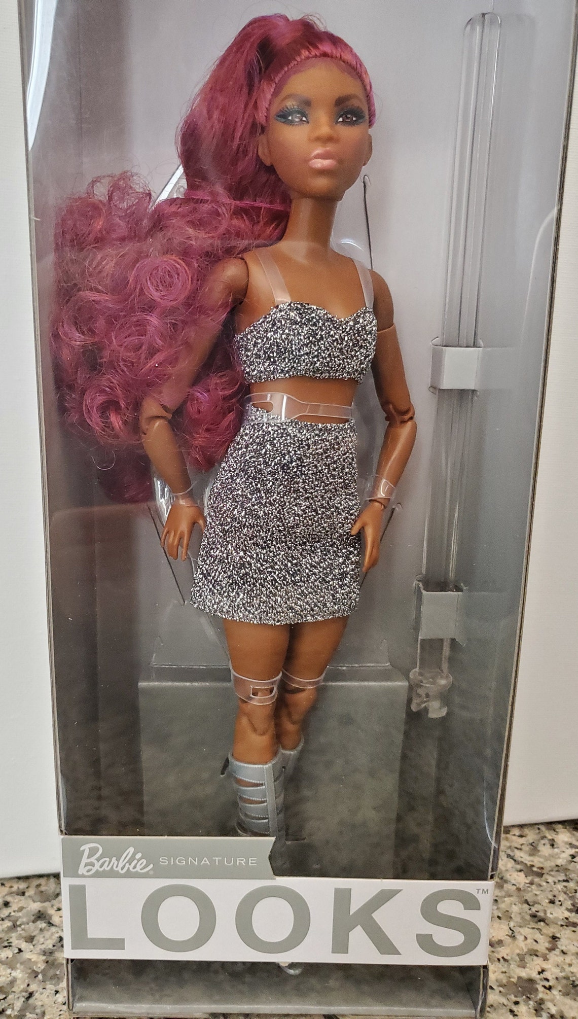 Barbie Looks Doll 7 Petite Curly Red Hair NRFB Looks Etsy