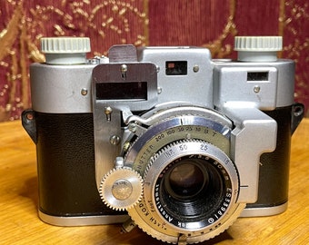 Kodak 35 Rangefinder 35mm Camera w/ modified Shutter Release EXC