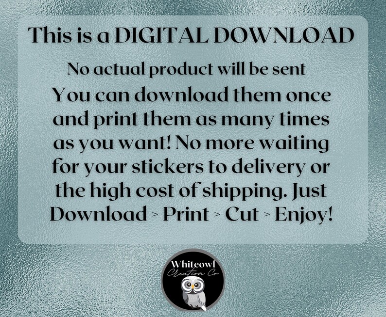 Printable Planner Stickers pay Day Instant Download PNG and PDF ...