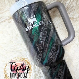 RTS Stanley Quencher 40 oz Leopard Print, Mica Swirl, and Glitter Tumbler bild 10