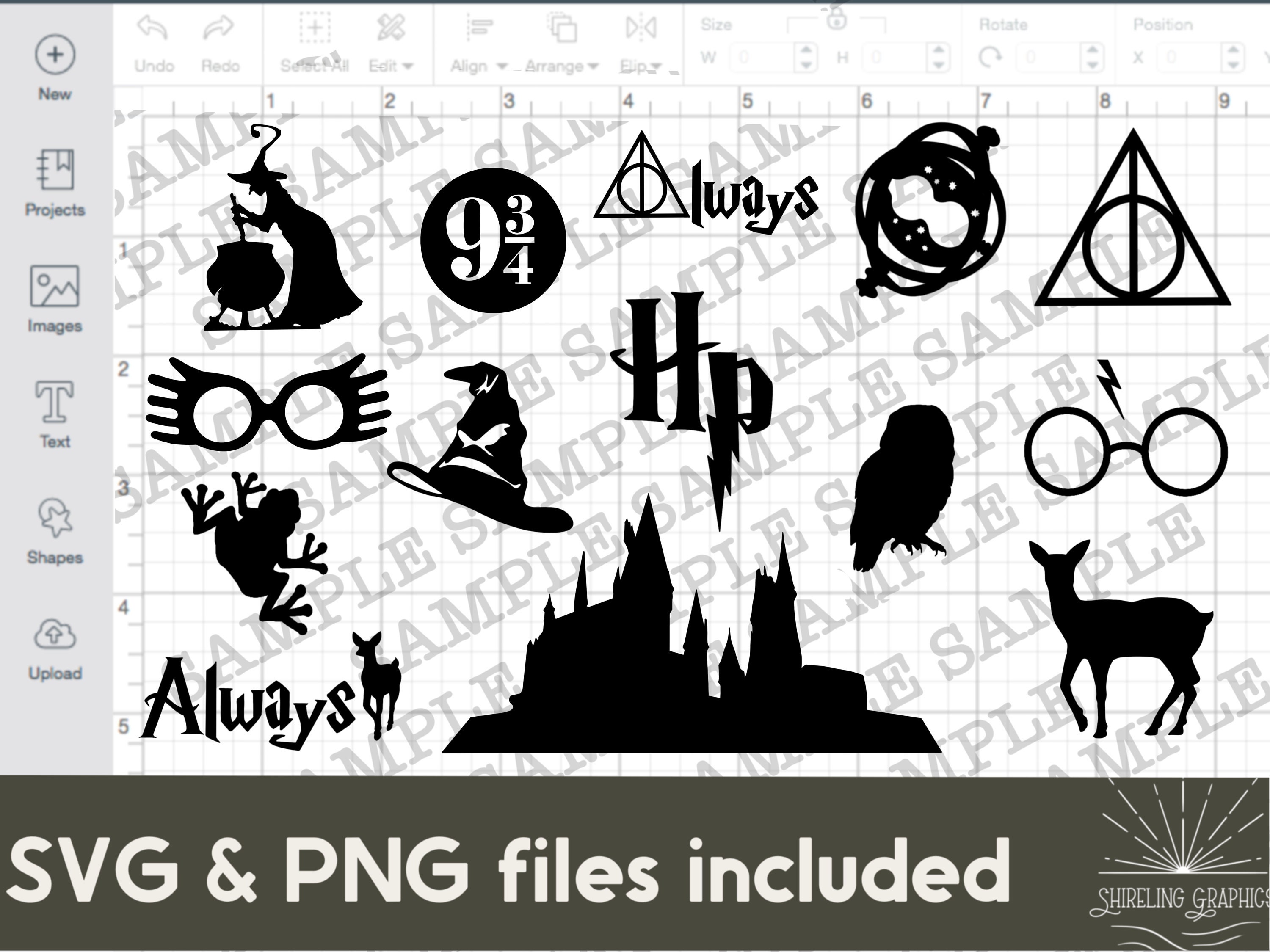 Itty Bitty Harry Potter Glasses Vinyl Sticker Laptop and Water