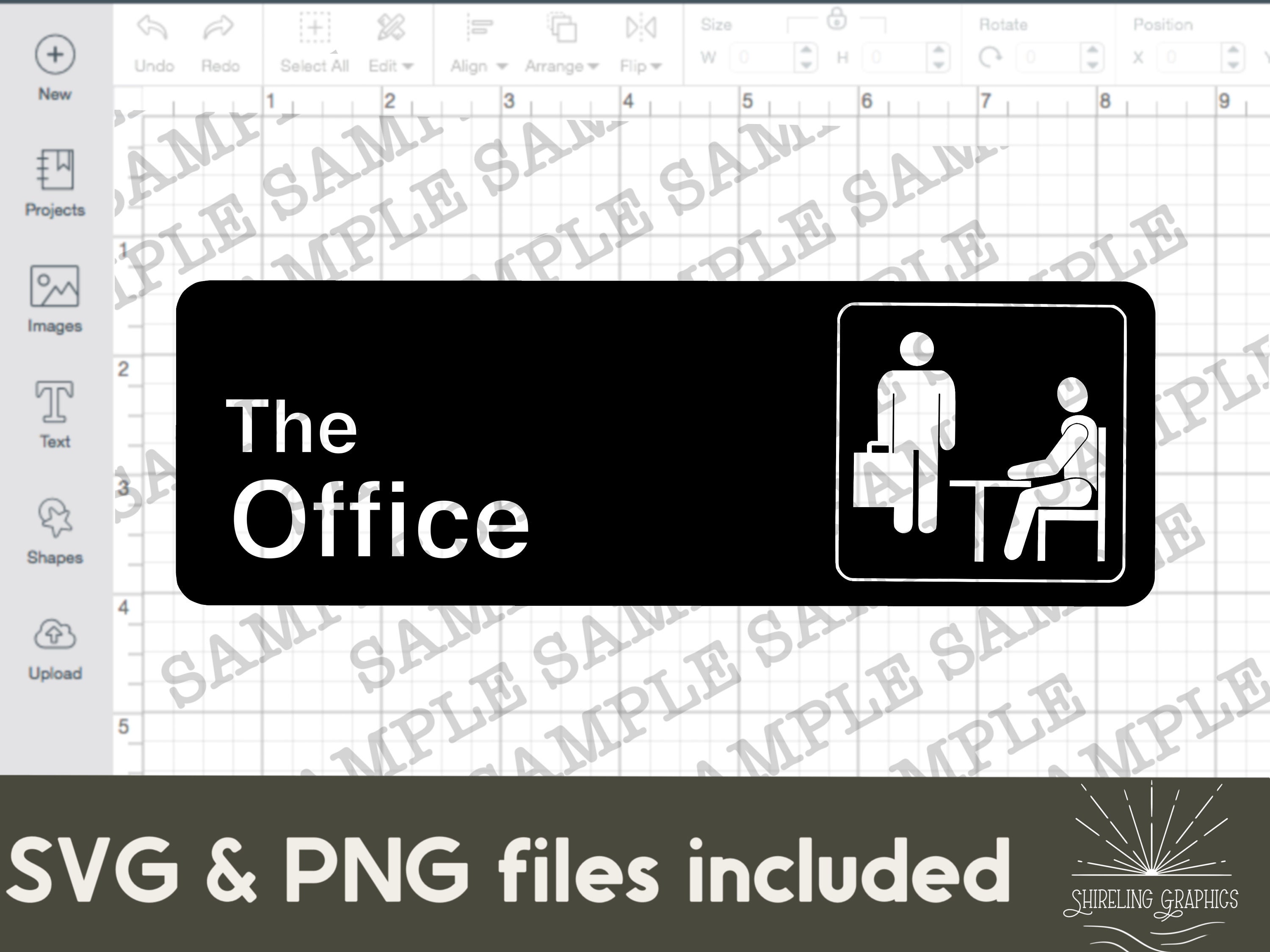 Office Sign SVG PNG Image Instant Download Etsy