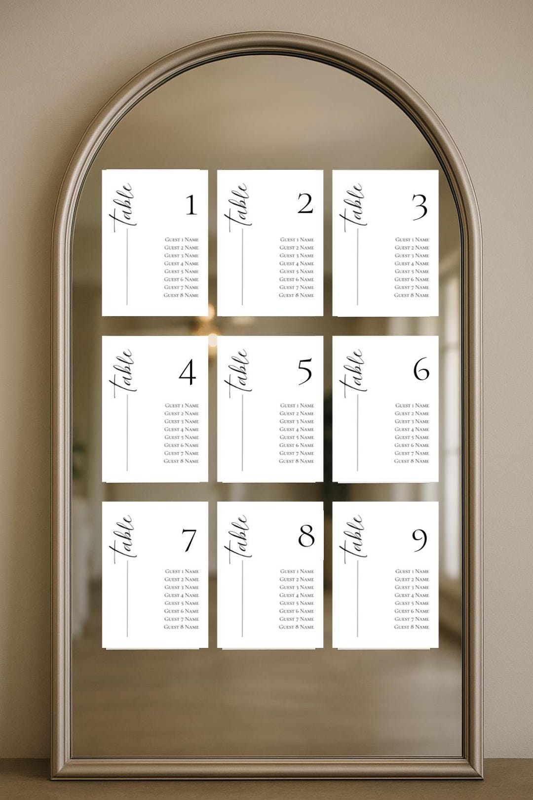 Introduction Assignment Sign 4 K Table Assignment Sign Template | Digital Download | Event Seating ...