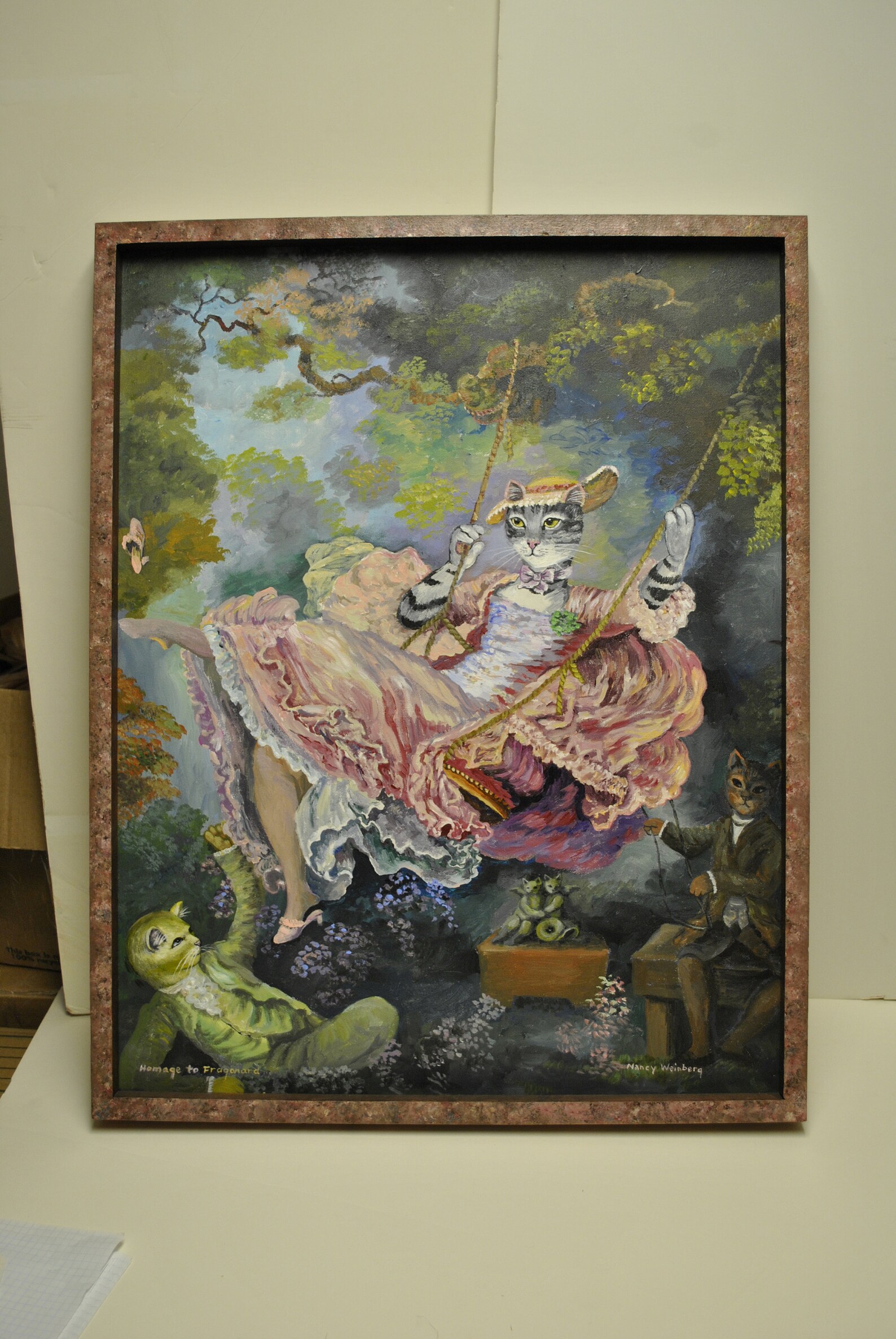 JeanHonoré Fragonard La Balançoire interprétée Etsy France