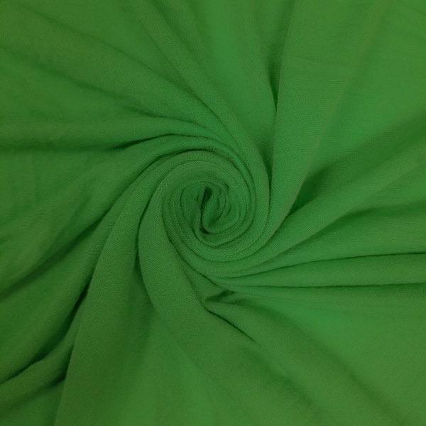 Kiwi Light-weight 160 GSM Rayon Spandex Jersey Knit Fabric by the Yard - 1 Yard Style 13390