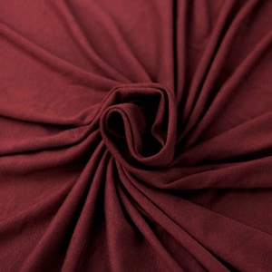 Ruby Light Heavyweight Rayon Jersey Spandex Knit Fabric par cour - Style 406