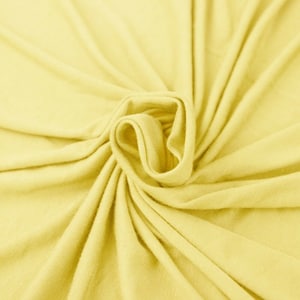 Tissu tricoté en jersey de rayonne poids lourd banane par cour - Style 406