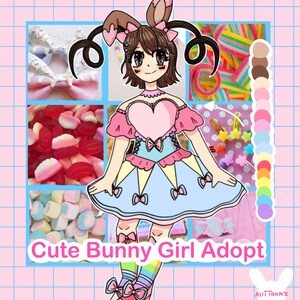 かわいいムードボード採用 | かわいいバニーガール採用 | かわいいキャンディ採用 | 採用可能 | アニメ採用