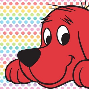 Children’s Book Character Posters- Bright Colorful Polka Dot Background ...