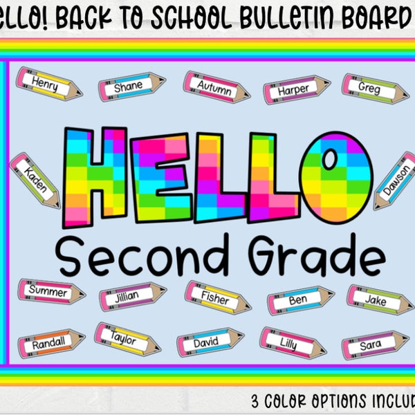 Welcome to Pre K Bulletin Board - Etsy