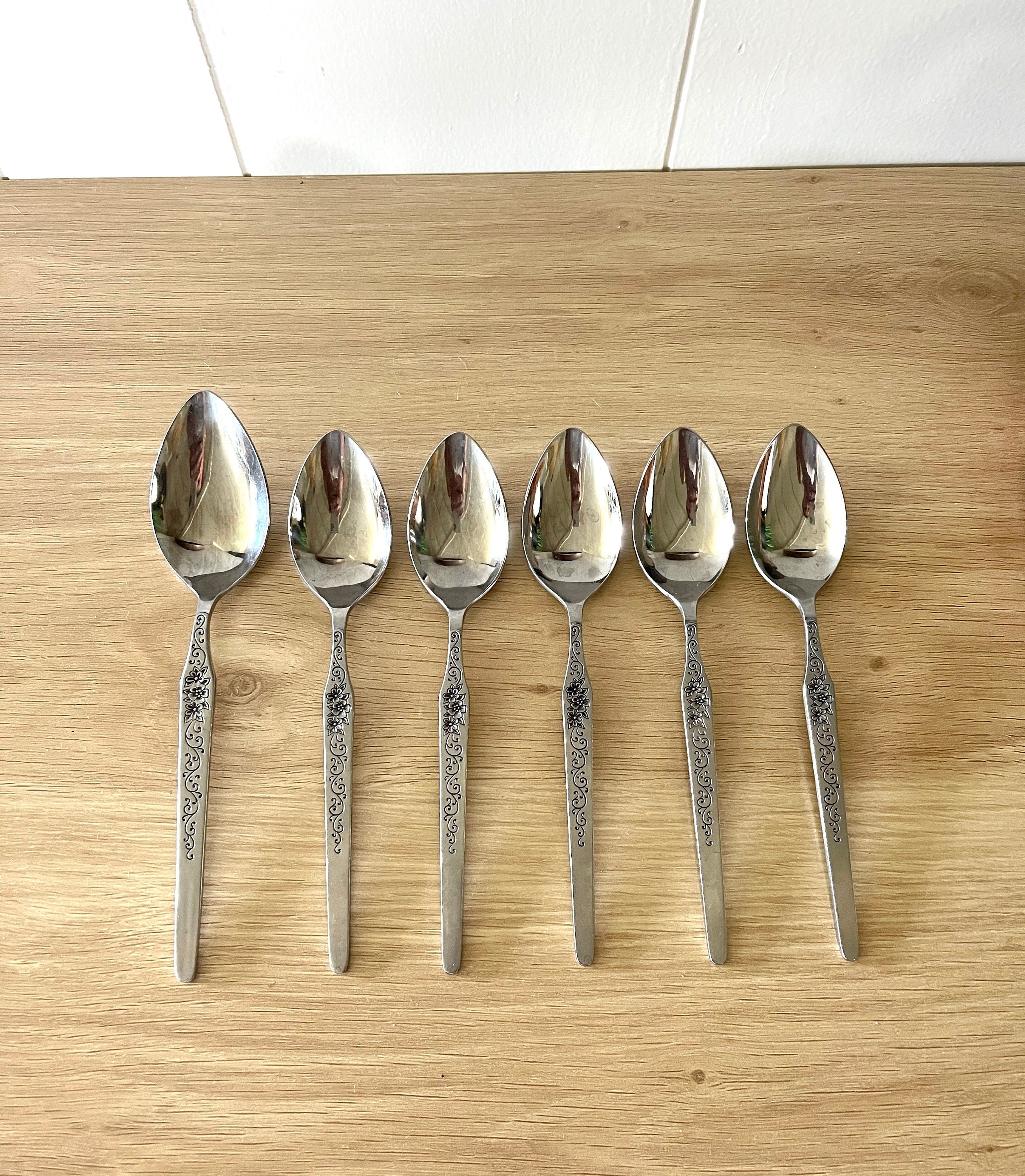 San ignacio SG7777 Polished Stainless Steel Spoon Set 3 Units Silver