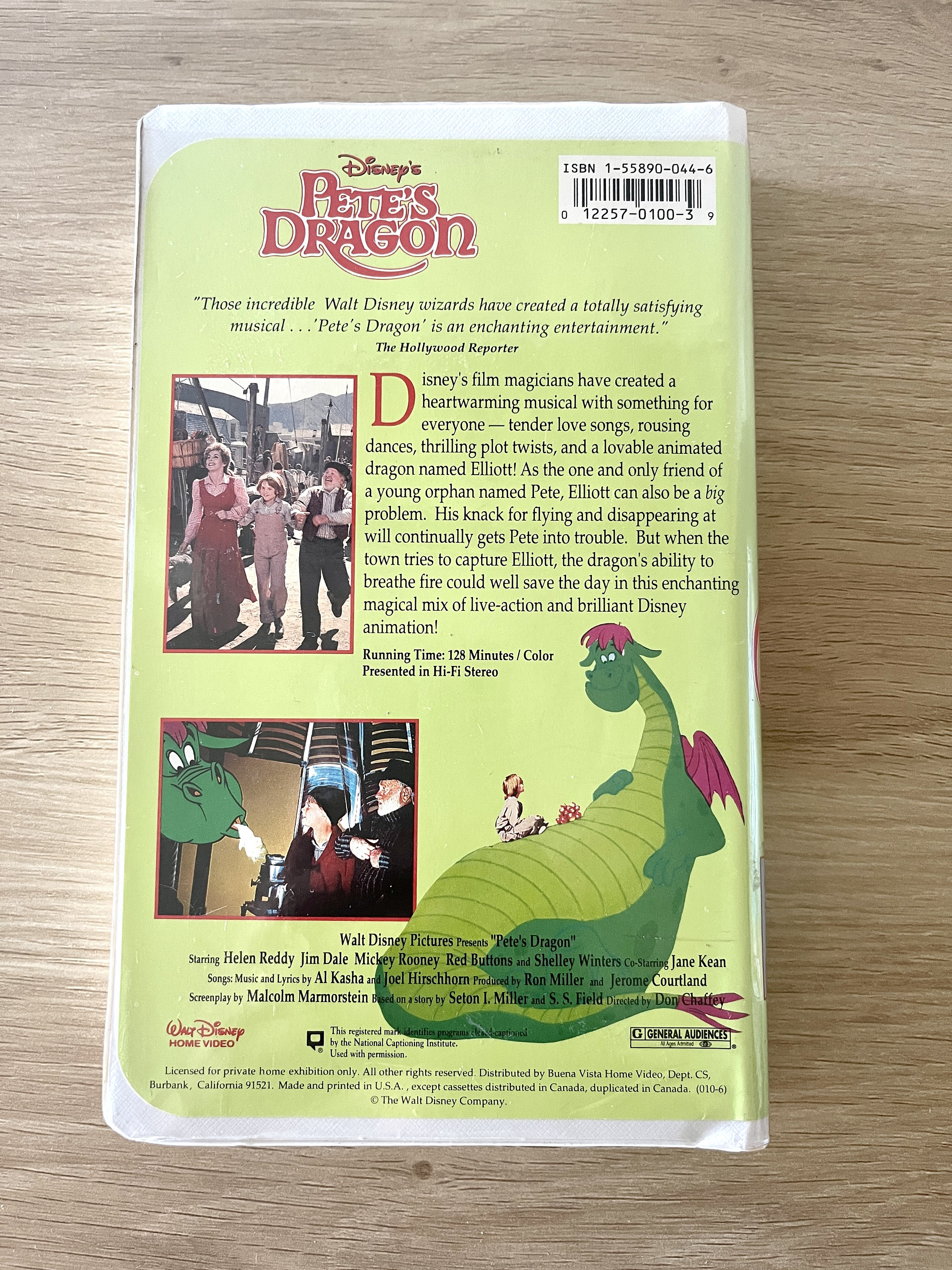 Vintage 1991 Disney's Petes Dragon Original Release VHS Etsy