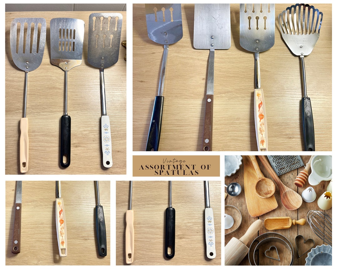Vintage Kitchen Spatulas Retro Mid Century Utensils SOLD INDIVIDUALLY