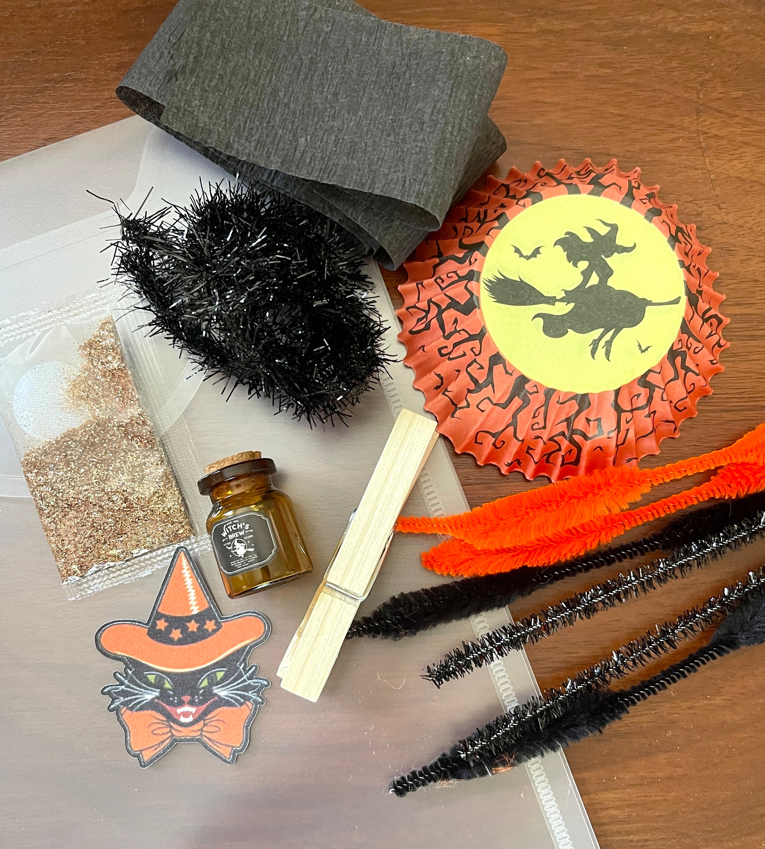 DIY Vintage Inspired Kitschy Cute Halloween Ornament Kits 3 Etsy