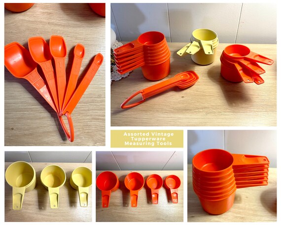 1970's Tupperware Measuring Cup Set Made in the USA 