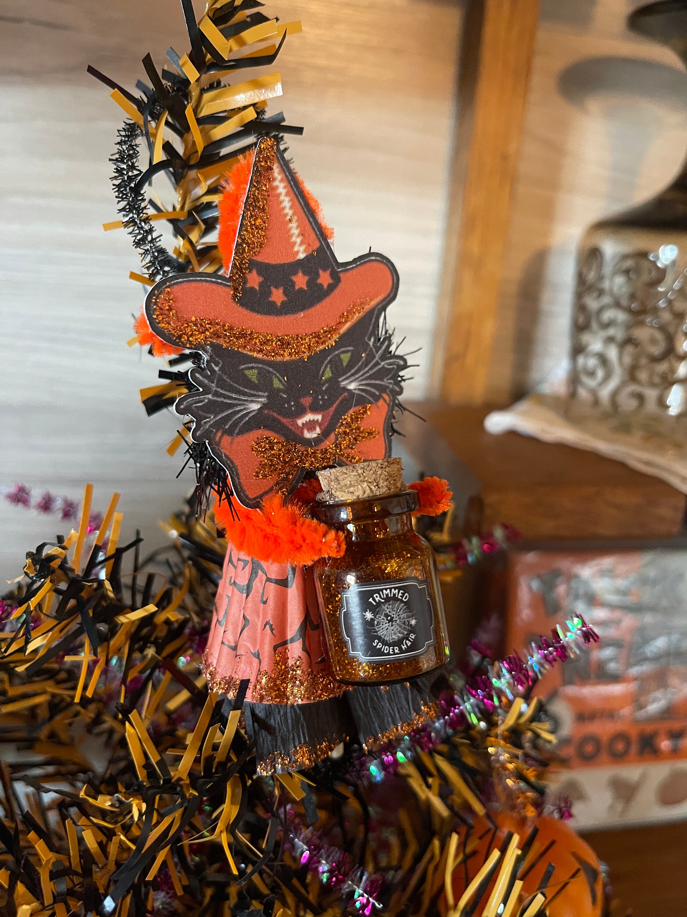 DIY Vintage Inspired Kitschy Cute Halloween Ornament Kits 3 Etsy