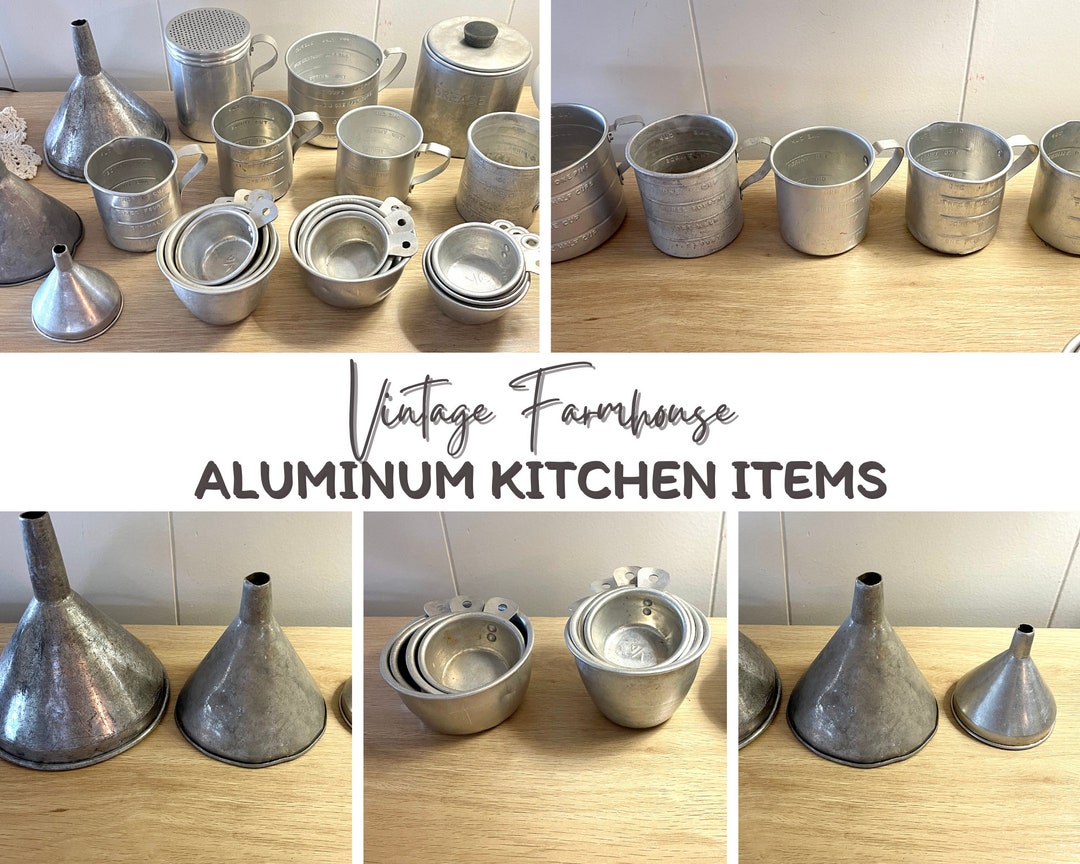 Vintage Aluminum Kitchen Utensils Tools SOLD INDIVIDUALLY Mid Century