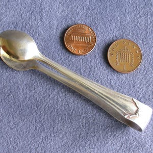 Small Pair of Vintage Continental Silver (.800) Sugar Tongs