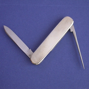 Small Vintage Pipe Smoker’s Folding Tool by Unknown Maker
