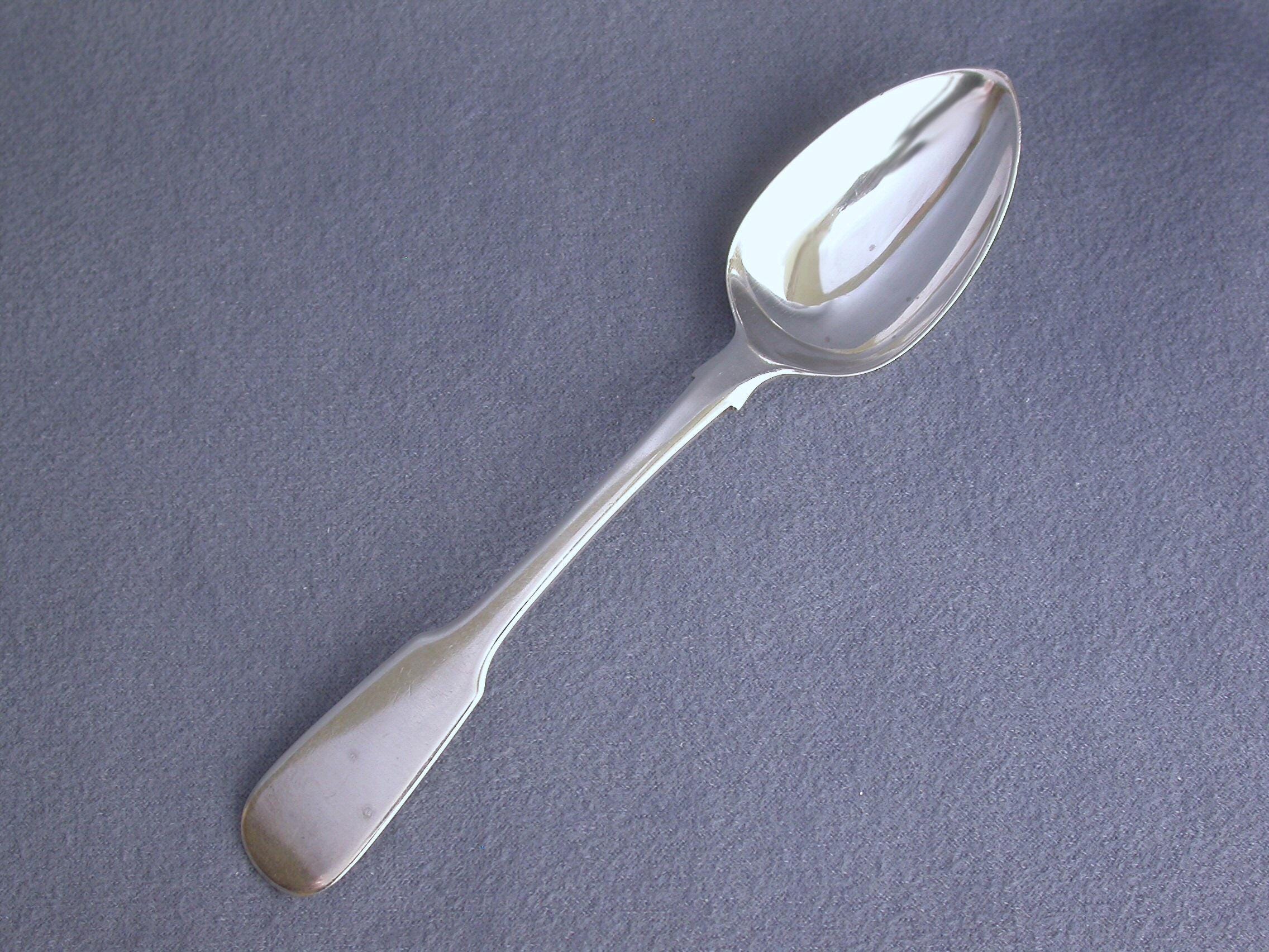 No4【ソリッドシルバー】 フィドルスプーン Antique Fiddle Spoon - Etsy