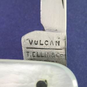 Vintage “VULCAN” Folding Pocketknife with MOP Scales by Thomas Ellin & Company, Sheffield