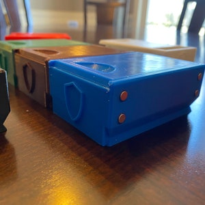 Rectangular Shaped Storage Boxes for Game Pieces