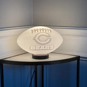 Chicago Bears Football Custom Showcase Lamp