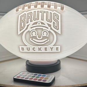 Ohio State Showcase Football Lamp