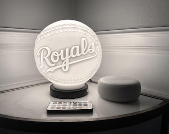 Kansas City Royals Baseball Custom Showcase Lamp