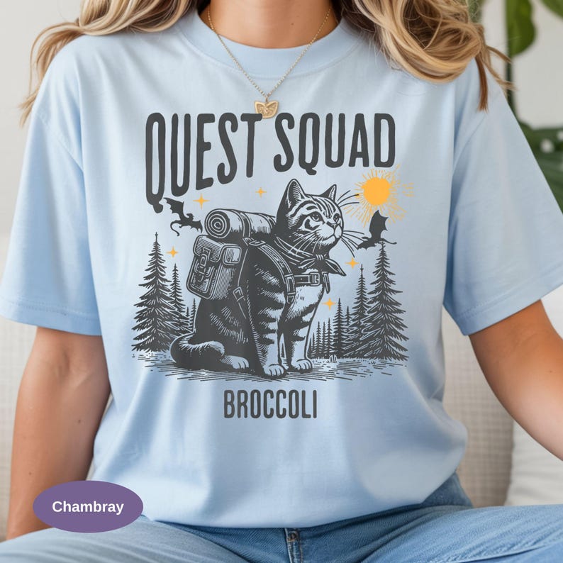 Dragon rider quest squad graphic tee