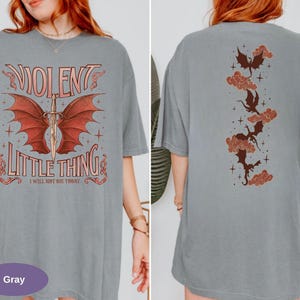fourth wing fan gift dragon rider bookish violet shirt