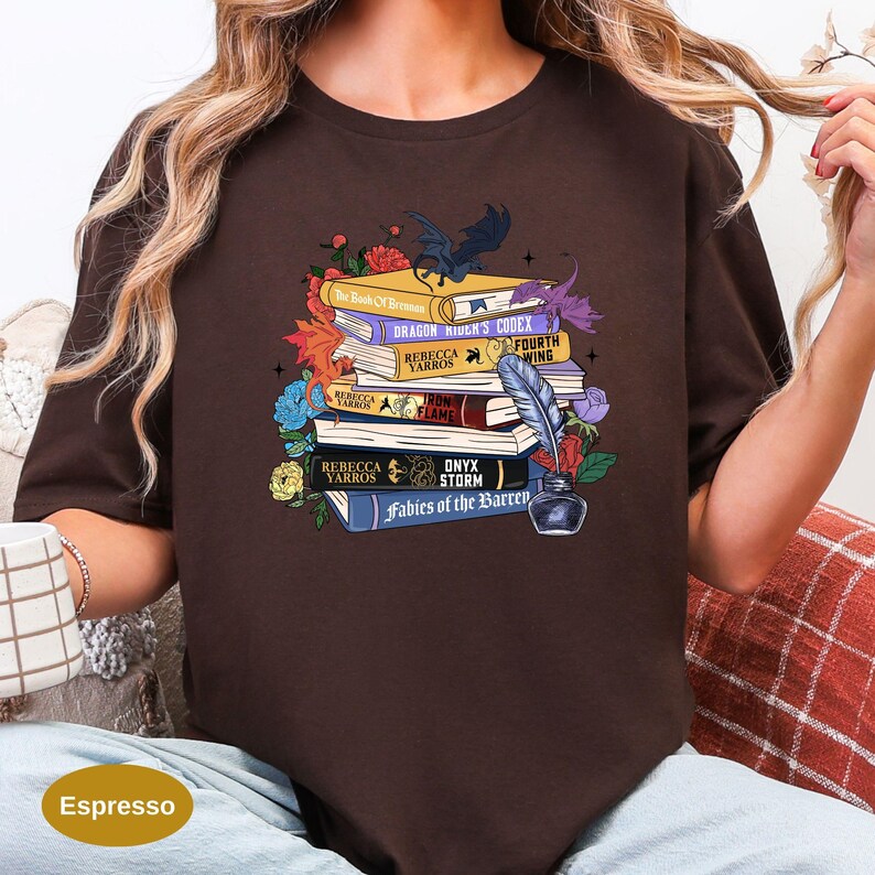 Book lover gift Fourth Wing inspired shirt