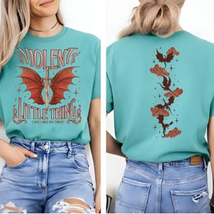 iron flame shirt violent little thing dragon rider fan tshirt