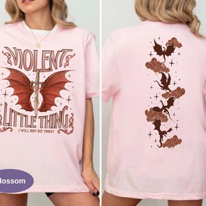 dragon rider bookish shirt violent little thing violet sorrengail tee