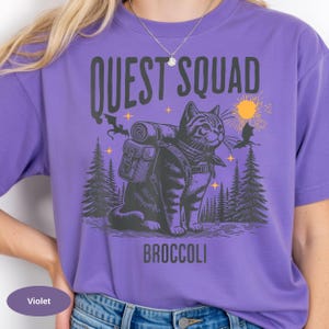 Fantasy adventure inspired Quest Squad shirt